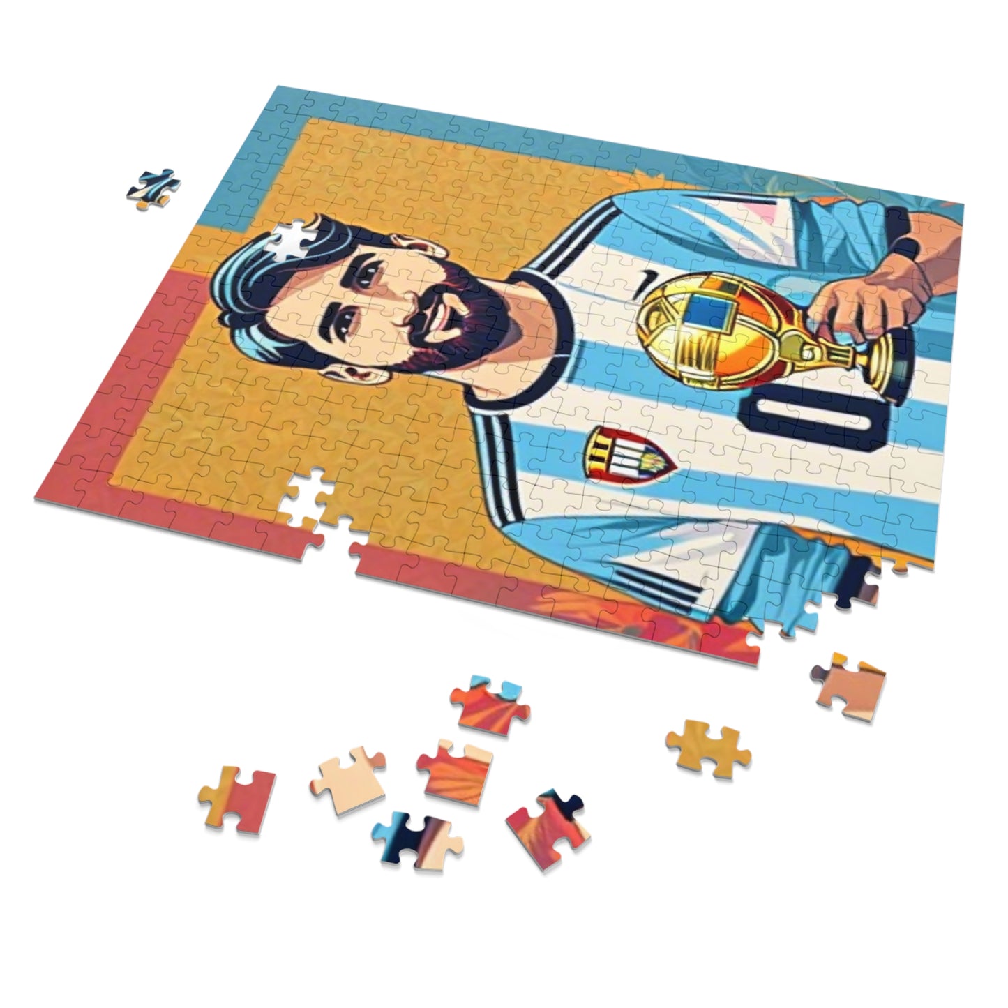 Lionel Messi Minimalista Puzzle (30, 110, 252, 500,1000-Piece)