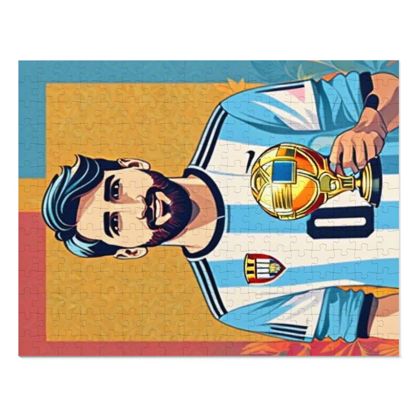 Lionel Messi Minimalista Puzzle (30, 110, 252, 500,1000-Piece)